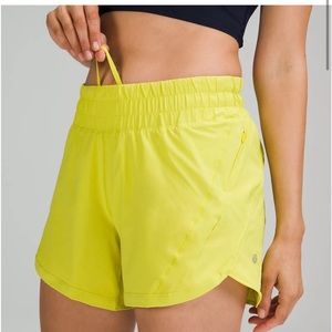 lululemon athletica Yellow Athletic Shorts